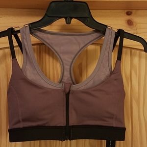 Zip Front Sports Bra